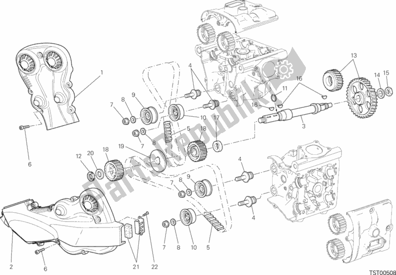 Wszystkie części do Distribuzione Ducati Monster 1200 USA 2016